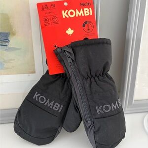 Kombi Kids Black Mittens